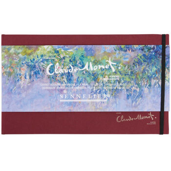 SENNELIER Carnet aquarelle 15x25cm 20 feuilles 300g Claude Monet