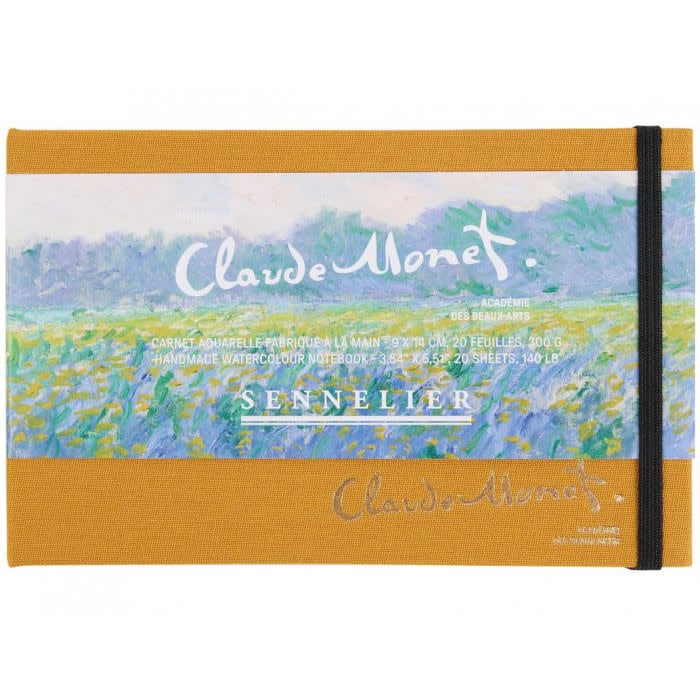SENNELIER Carnet aquarelle 9x14cm 20 feuilles - 300g Claude Monet
