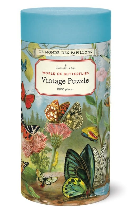 CAVALLINI & Co. Puzzle 1000 Pièces Monde des papillons 55x70cm
