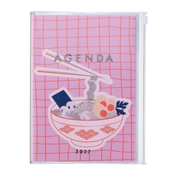 MARK'S EUROPE Agenda sept 2026-déc 2027 A5 Illustration , Ramen 21,5x16,4cm