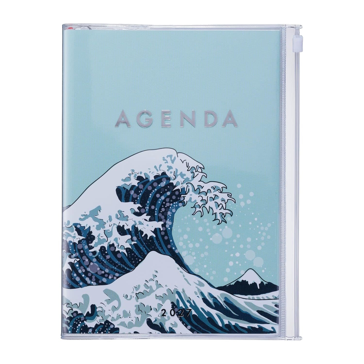 MARK'S EUROPE Agenda sept 2026-déc 2027 A5 Japan , Wave Mint 21,5x16,4cm