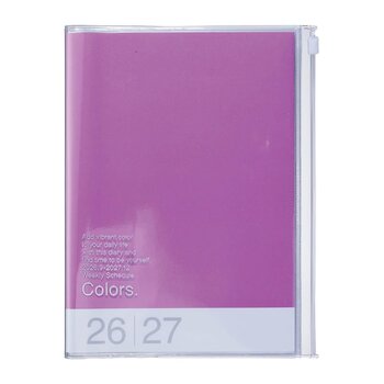 MARK'S EUROPE Agenda sept 2026-déc 2027 A5 Colors , Purple 21,5x16,4cm