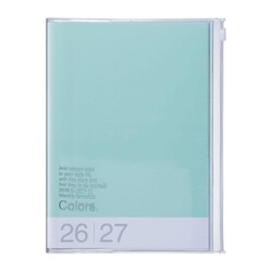 MARK'S EUROPE Agenda sept 2026-déc 2027 A5 Colors , Mint 21,5x16,4cm