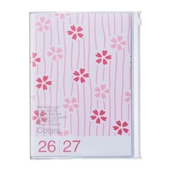 MARK'S EUROPE Agenda sept 2026-déc 2027 A5 Patterns , Cherry Blossom 21,5x16,4cm