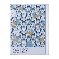 MARK'S EUROPE Agenda sept 2026-déc 2027 A5 Patterns , Wave Green 21,5x16,4cm