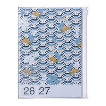 MARK'S EUROPE Agenda sept 2026-déc 2027 A5 Patterns , Wave Green 21,5x16,4cm