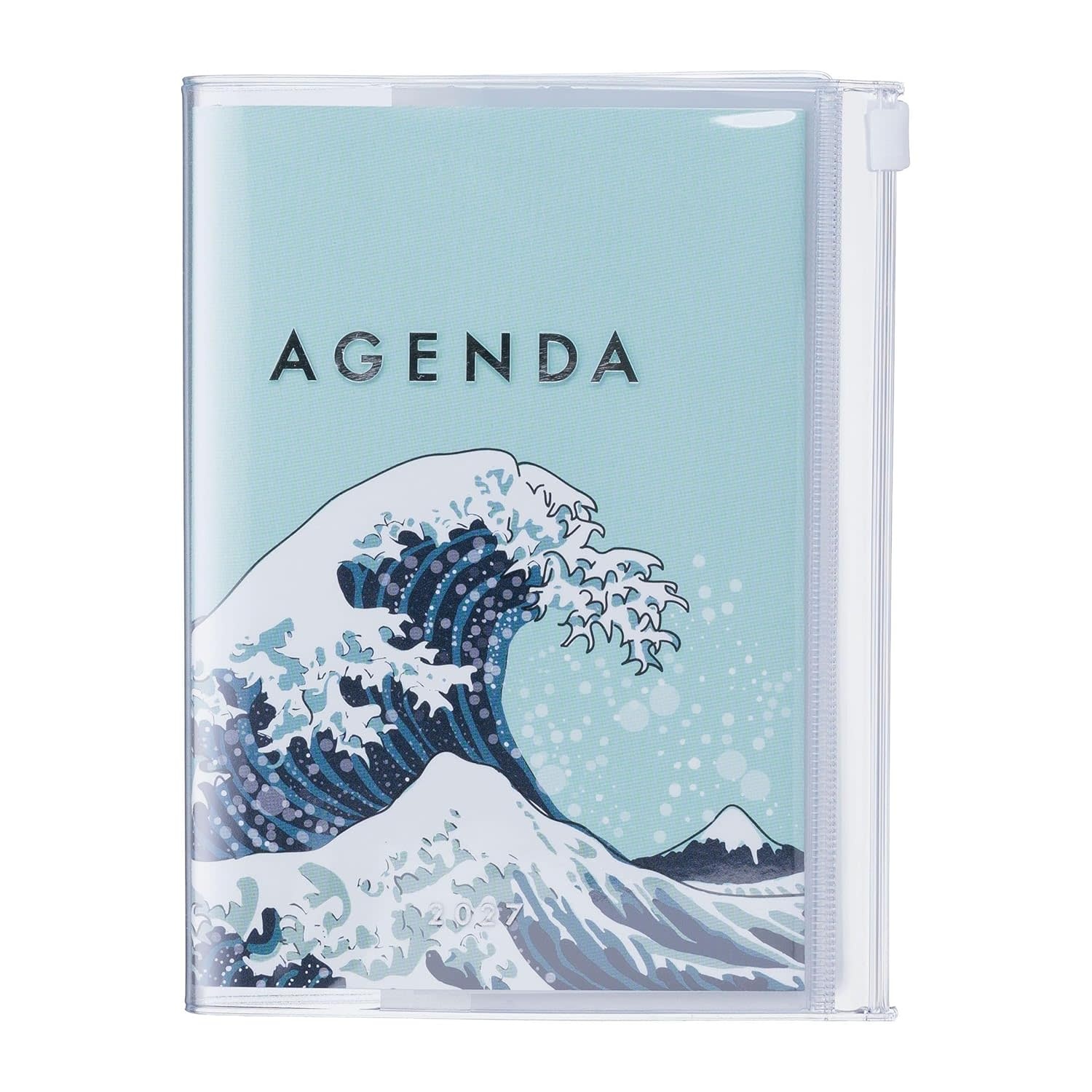 MARK'S EUROPE Agenda sept 2026-déc 2027 A6 Japan , Wave Mint 15,5x11,5cm