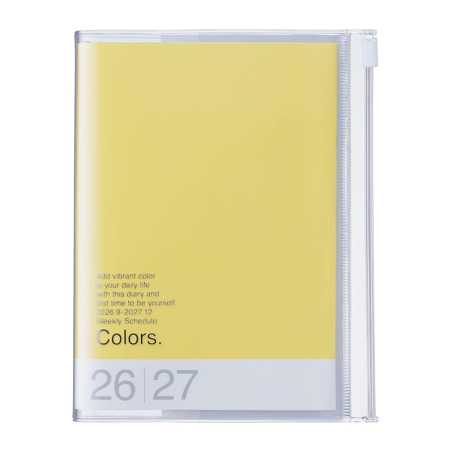 MARK'S EUROPE Agenda sept 2026-déc 2027 A6 Colors , Yellow 15,5x11,5cm