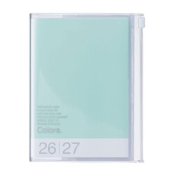 MARK'S EUROPE Agenda sept 2026-déc 2027 A6 Colors , Mint 15,5x11,5cm