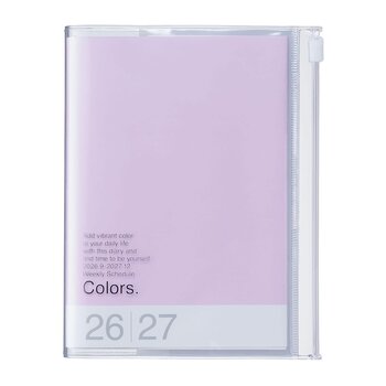 MARK'S EUROPE Agenda sept 2026-déc 2027 A6 Colors , Lavander 15,5x11,5cm