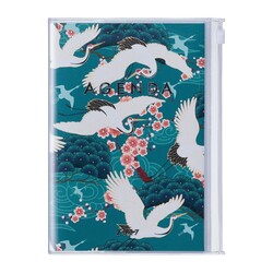 MARK'S EUROPE Agenda sept 2026-déc 2027 B6 Japan , Birds Green 18,6x13,8cm