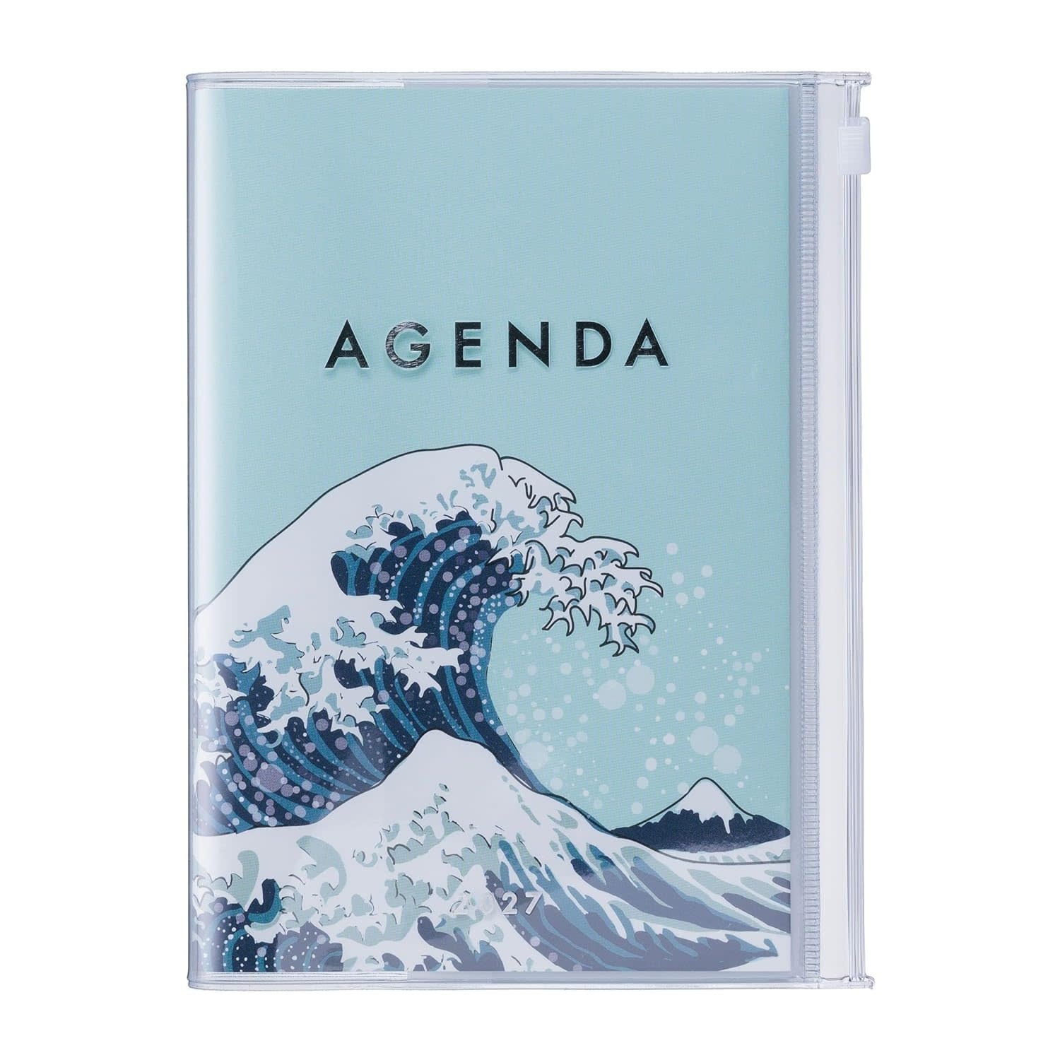 MARK'S EUROPE Agenda sept 2026-déc 2027 B6 Japan , Wave Mint 18,6x13,8cm