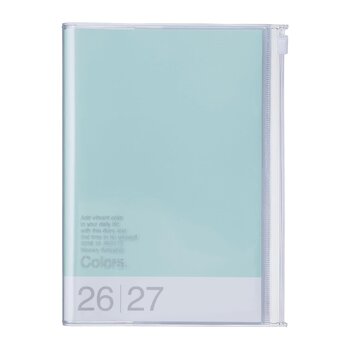 MARK'S EUROPE Agenda sept 2026-déc 2027 B6 Colors , Mint 18,6x13,8cm