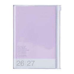 MARK'S EUROPE Agenda sept 2026-déc 2027 B6 Colors , Lavander 18,6x13,8cm