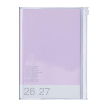 MARK'S EUROPE Agenda sept 2026-déc 2027 B6 Colors , Lavander 18,6x13,8cm