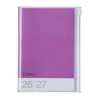 MARK'S EUROPE Agenda sept 2026-déc 2027 B6 Colors , Purple 18,6x13,8cm