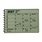 MARK'S EUROPE Notebook Calendar XS 12 mois 2027, Khaki 9x13,5cm