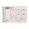 MARK'S EUROPE Notebook Calendar XS 12 mois 2027, Ivory 9x13,5cm