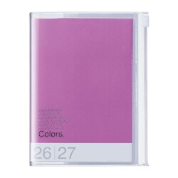 MARK'S EUROPE Agenda sept 2026-déc 2027 A6 Colors , Purple 15,5x11,5cm