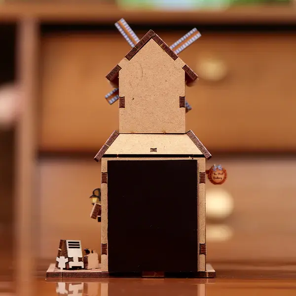 TONECHEER Mini Booknook Mill Bakery 7,6×8,3×11,5cm