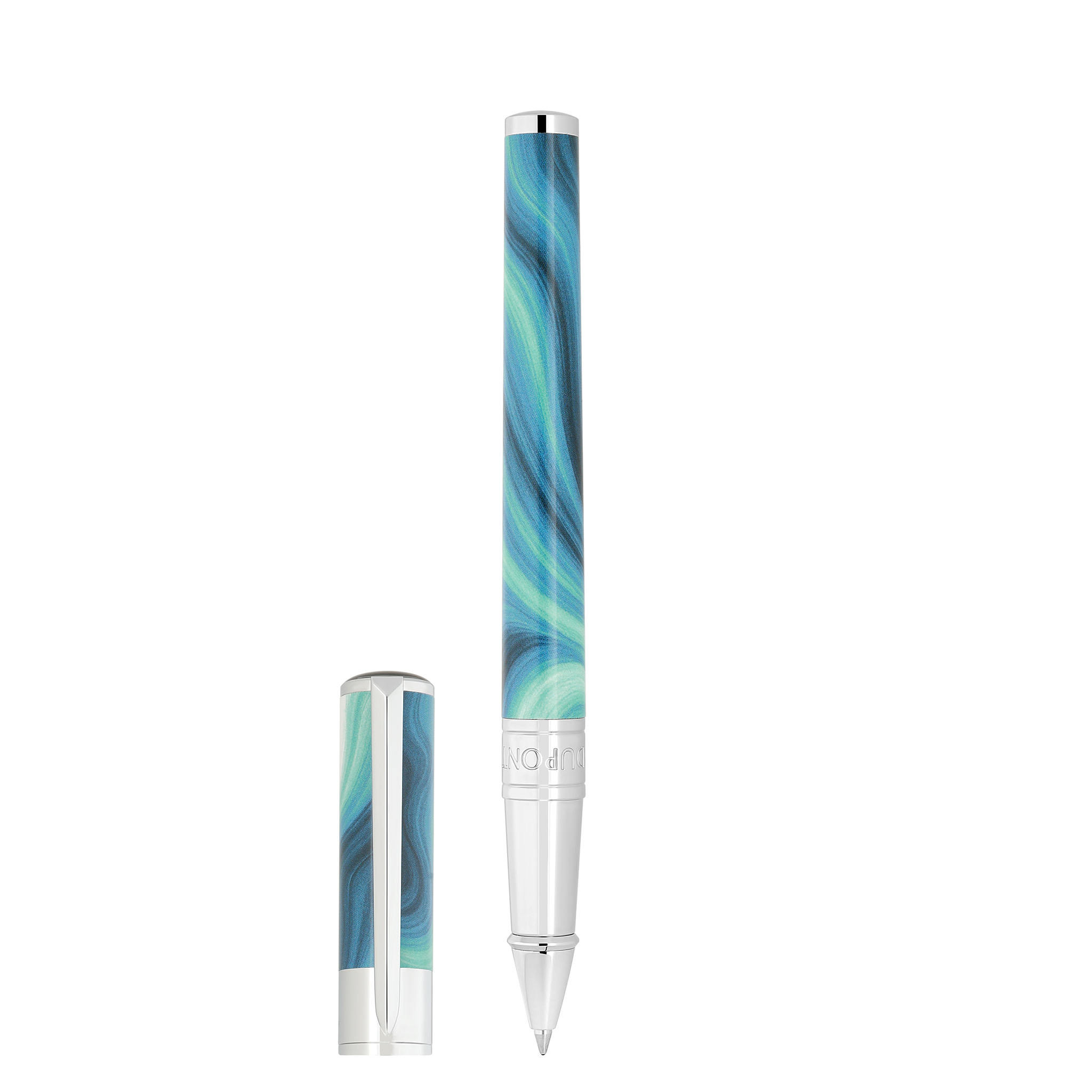 DUPONT S.T Stylo Roller - Initial - GEODE Bleu