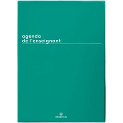 OBERTHUR Agenda enseignant PEFC Boreal Vert 21,5x30cm