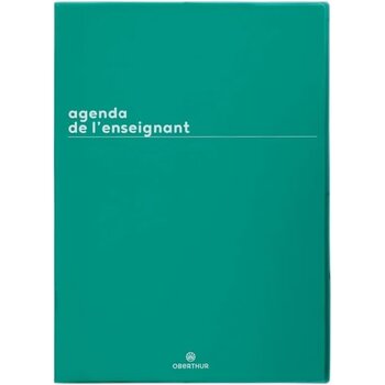 OBERTHUR Agenda enseignant PEFC Boreal Vert 21,5x30cm