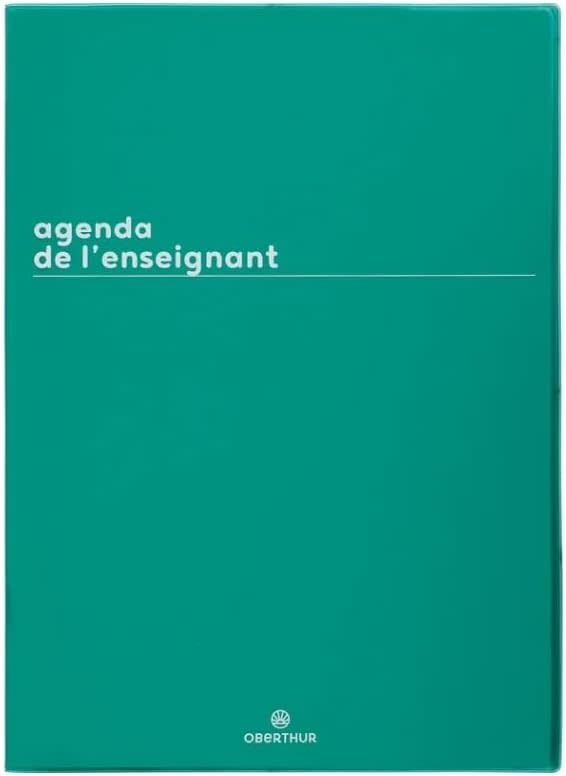 OBERTHUR Agenda enseignant PEFC Boreal Vert 21,5x30cm