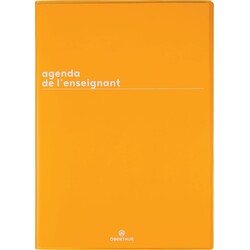 OBERTHUR Agenda enseignant PEFC Boreal Moutarde 21,5x30cm