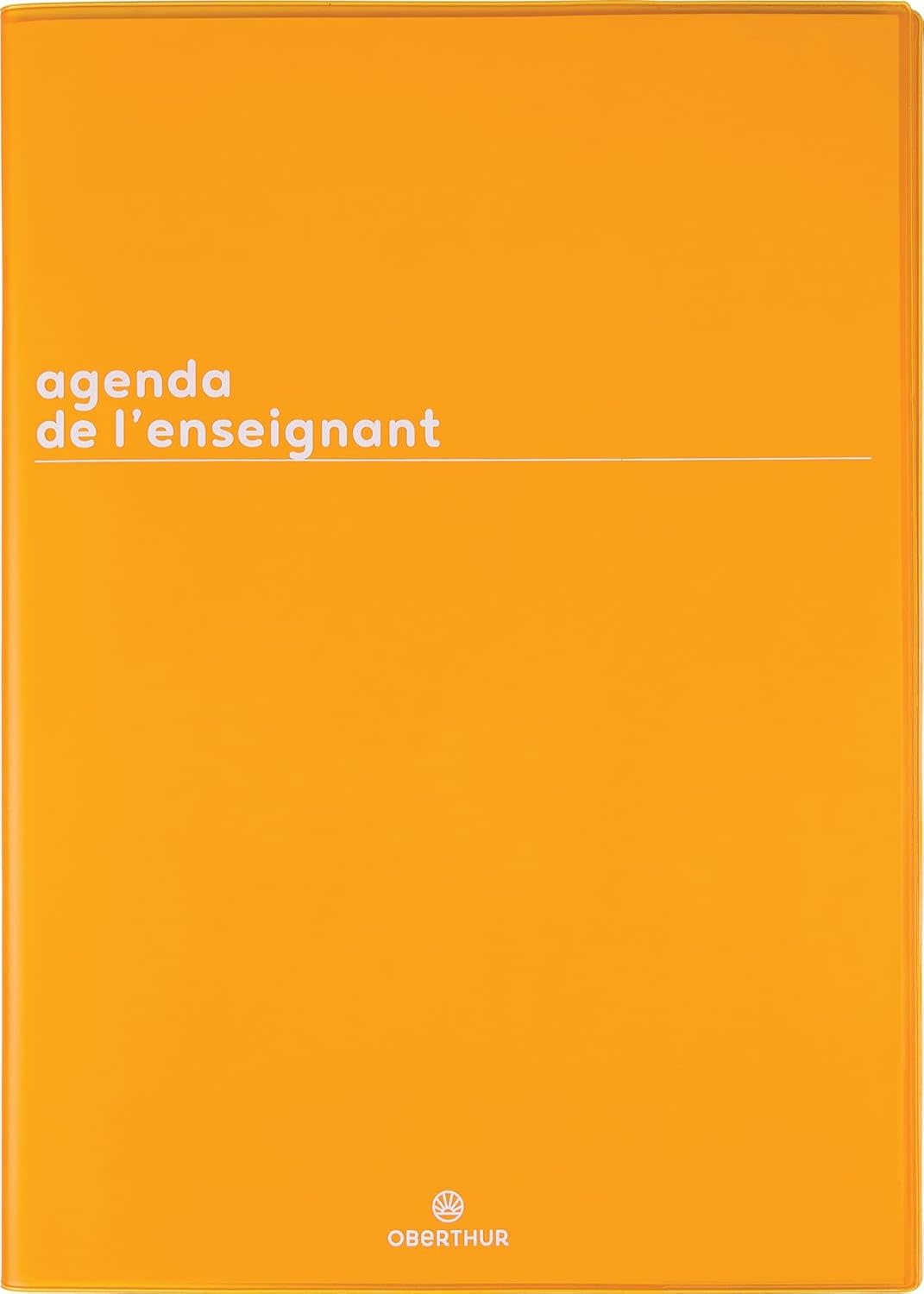 OBERTHUR Agenda enseignant PEFC Boreal Moutarde 21,5x30cm