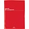 OBERTHUR Agenda enseignant PEFC Boreal Rouge 21,5x30cm