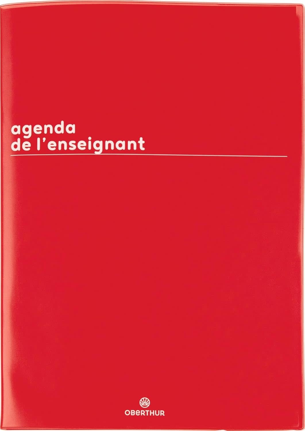 OBERTHUR Agenda enseignant PEFC Boreal Rouge 21,5x30cm