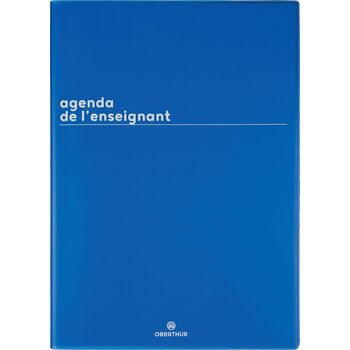 OBERTHUR Agenda enseignant PEFC Boreal Bleu 21,5x30cm