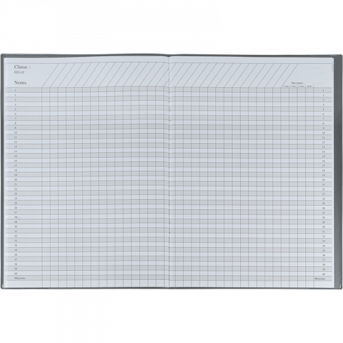 OBERTHUR Agenda enseignant PEFC Cirrus Gris clair 30x21,5cm
