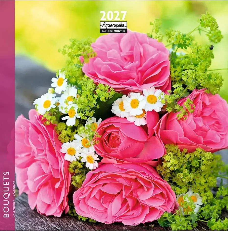 Calendriers 16x16 2027 Bouquets