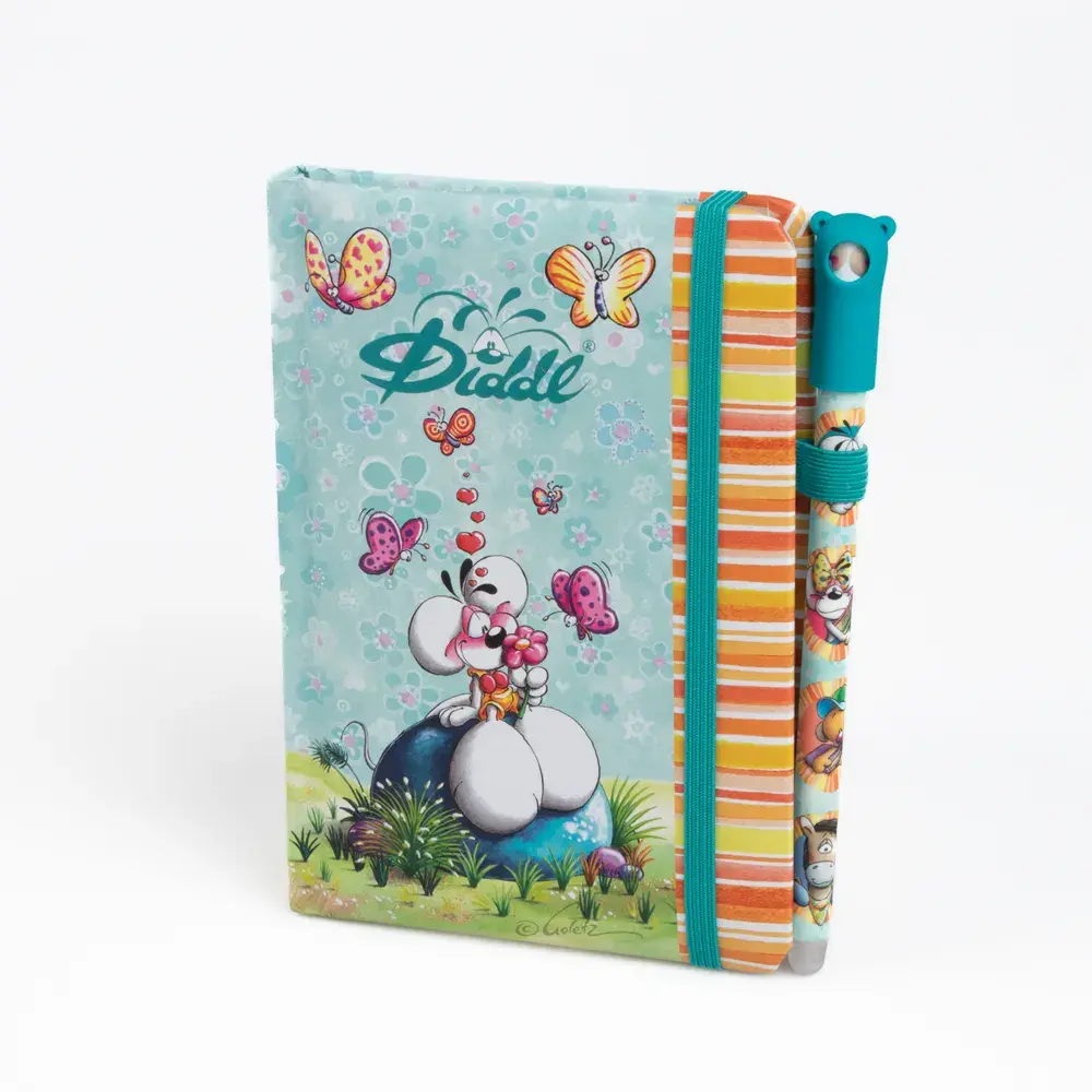 DIDDL Carnet A6 + Stylo 11×1,6×15,4 cm modèles aléatoire