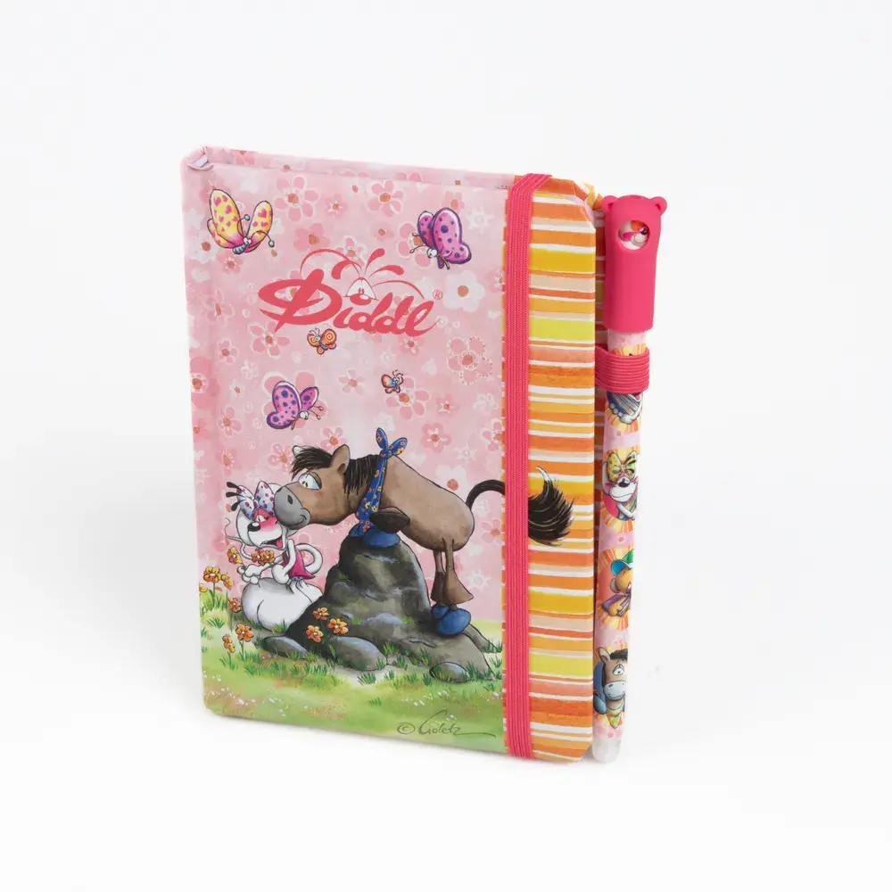 DIDDL Carnet A6 + Stylo 11×1,6×15,4 cm modèles aléatoire
