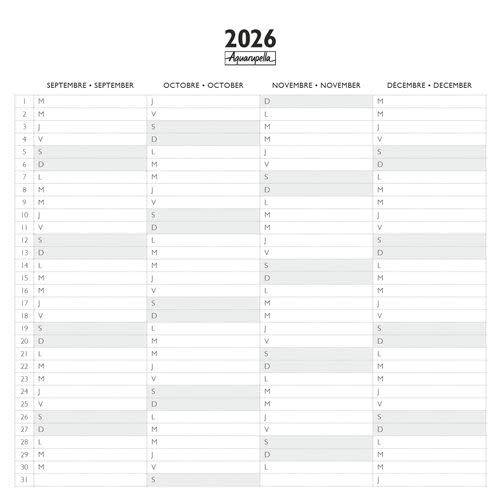 Calendriers 16x16 illustr 2027 G. Boissonnard - Vivre en couleurs