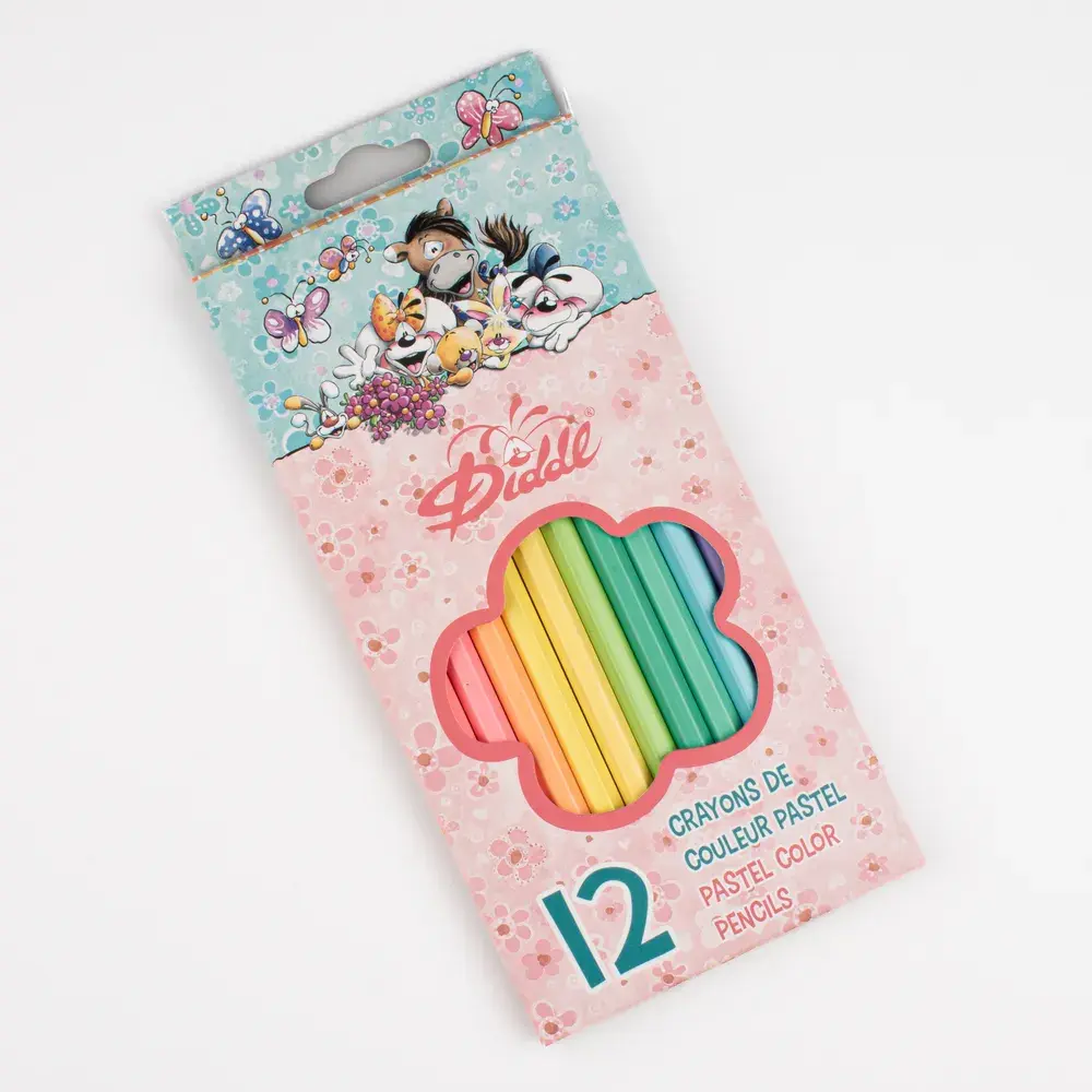 DIDDL Boite de 12 crayons parfumés