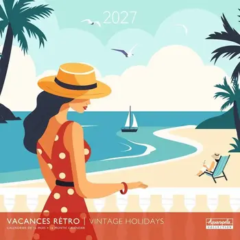 Calendriers 30x30 2027 Vacances retro