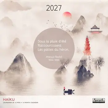Calendriers 30x30 2027 Haïku