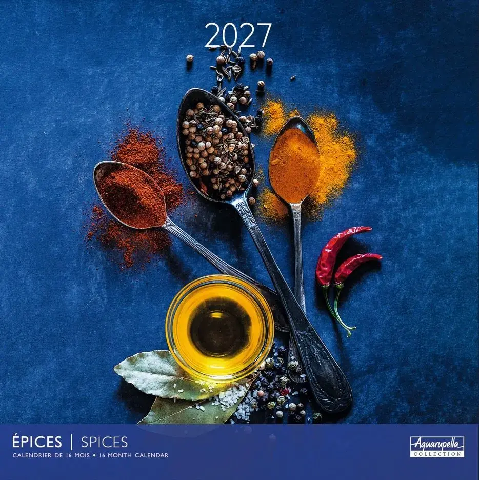 Calendriers 30x30 2027 Epices