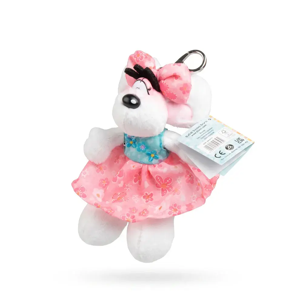 DIDDL Porte-clés peluche Diddlina robe summer 15cm