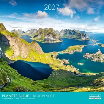 Calendriers 30x30 2027 Planète bleue