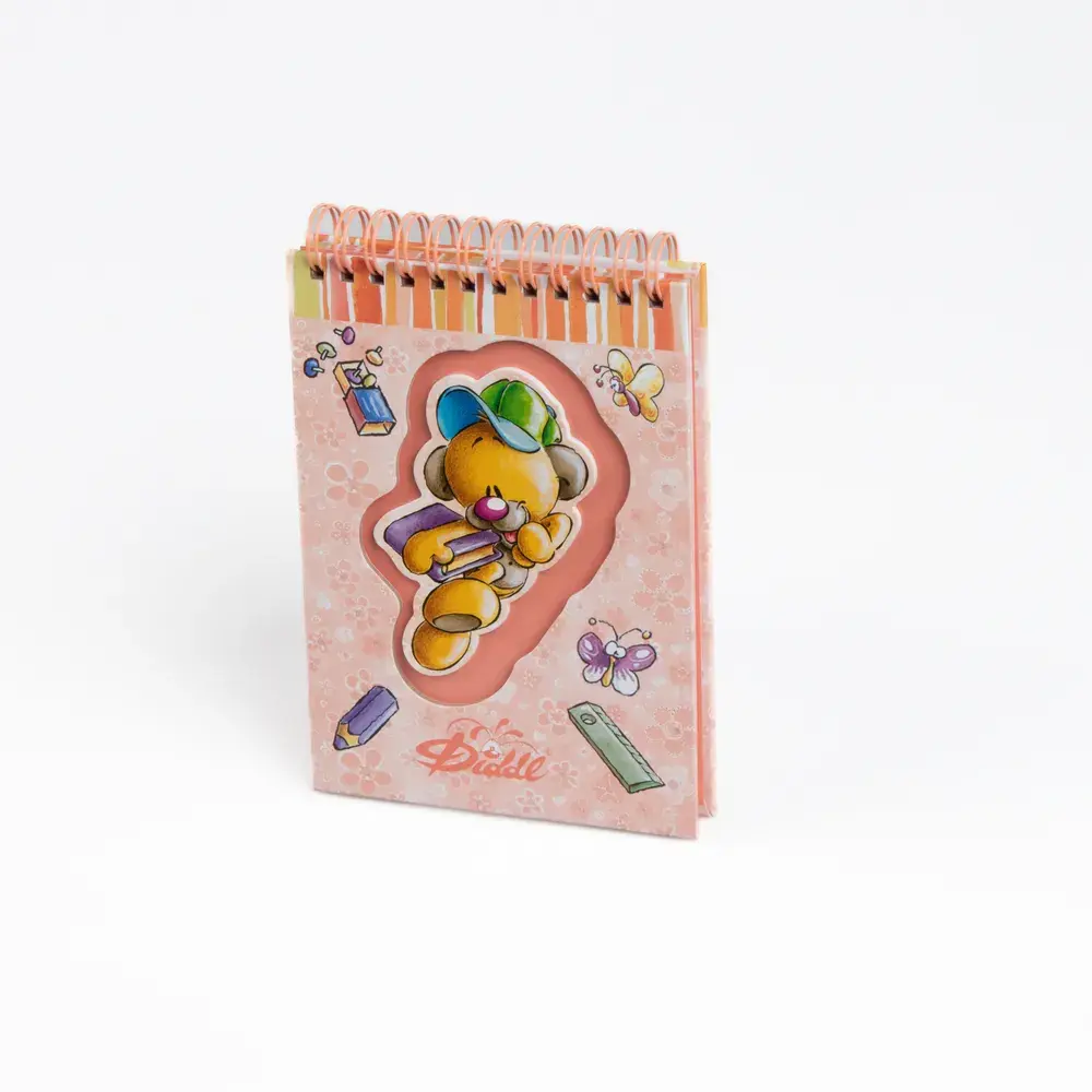 DIDDL Carnet A6 spirale 11×1,9×16cm modèles aléatoires