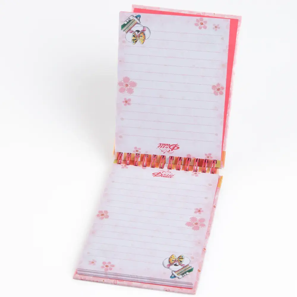 DIDDL Carnet A6 spirale 11×1,9×16cm modèles aléatoires