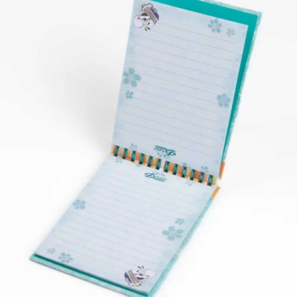 DIDDL Carnet A6 spirale 11×1,9×16cm modèles aléatoires
