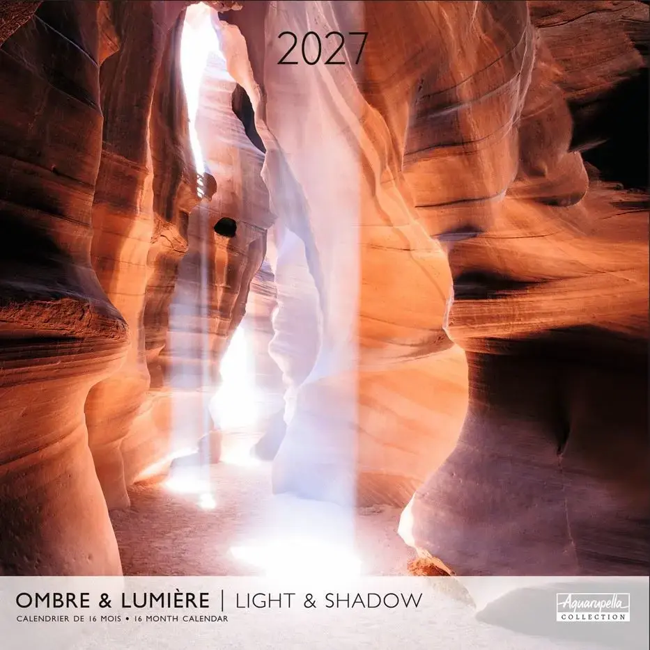 Calendriers 30x30 2027 Ombre et lumière