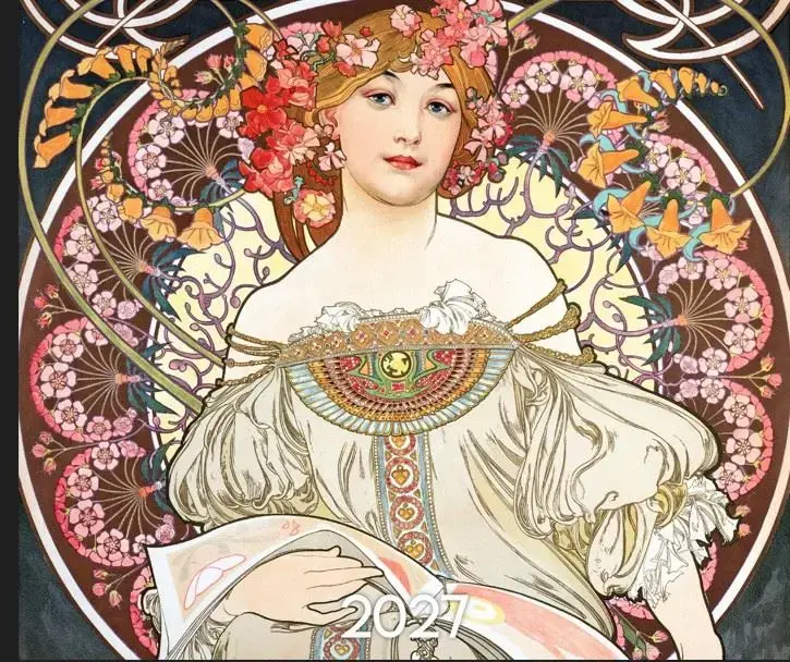Calendriers 30x30 Museum 2027 Mucha Alfons