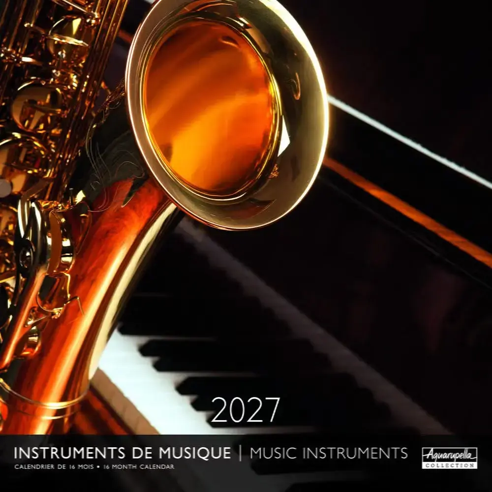 Calendriers 30x30 2027 Instruments de musique